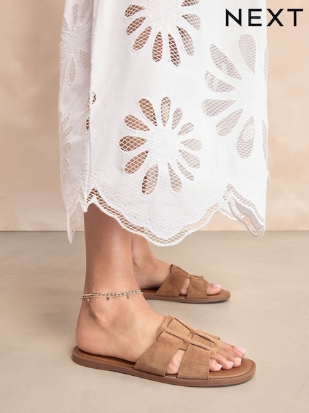 Gold Tone Sparkle Drop Two Row Anklet (AU2713) | €12