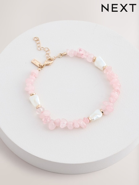 Pink - Stone Chipping Anklet (AU2719) | 12 €