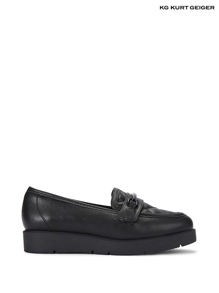 KG Kurt Geiger Morly Snaffle Black Loafers (AU2729) | AED259