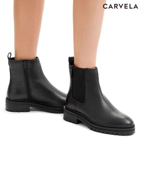 Carvela Companion Black Boots (AU2741) | 737 LEI