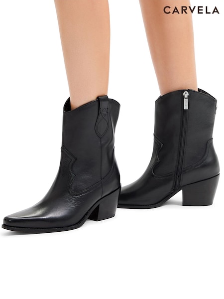 Carvela Maven Black Boots (AU2751) | AED463