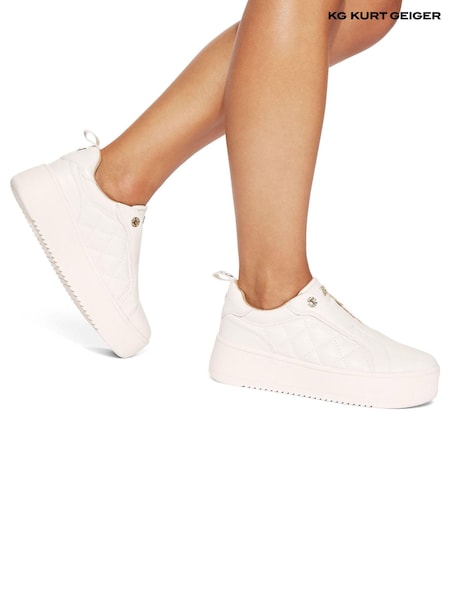 Белый - KG Kurt Geiger Leighton Knit Gem Trainers (AU2776) | €105