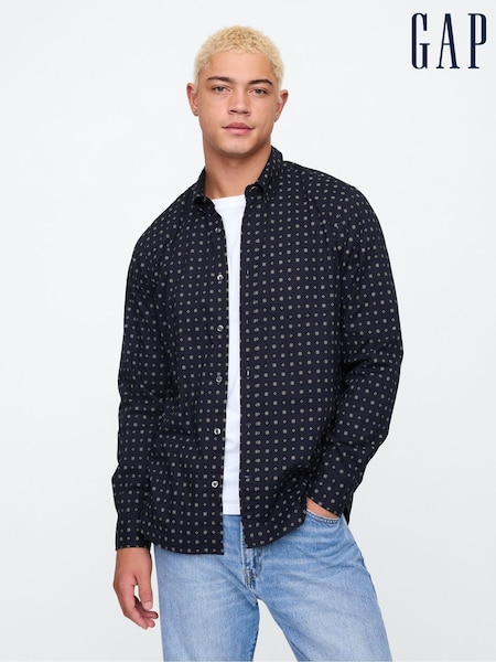 Gap Navy/Blue Stretch Poplin Shirt (AU2797) | €43