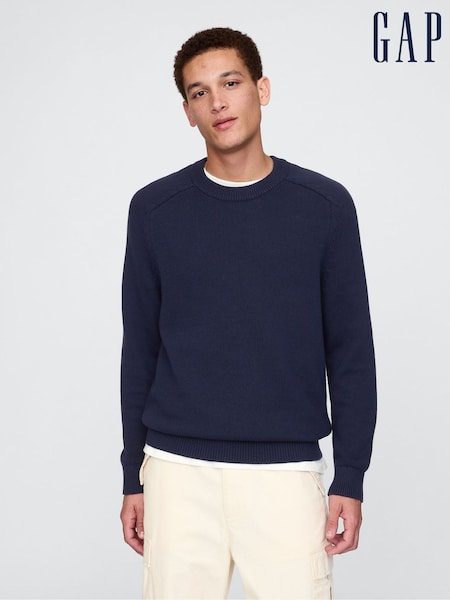 Gap Navy Blue Raglan Crew Neck Jumper (AU2807) | €50