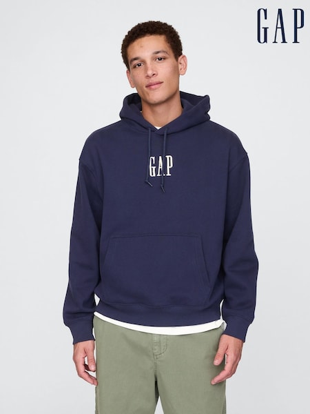 Gap Navy Blue Vintage Soft Logo Hoodie (AU2827) | €59