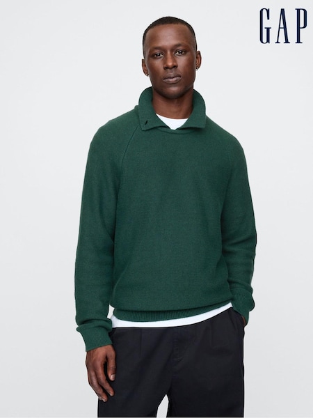 Gap Green CashSoft Polo Neck Jumper (AU2852) | €31