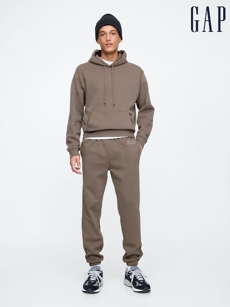 Gap Brown Logo Fleece-Lined Joggers (AU2867) | €39