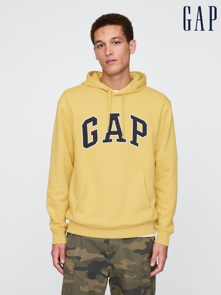 Galben - Hanorac lejer cu logo Gap (AU2870) | 223 LEI