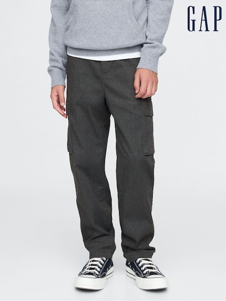 Gap Grey Twill Cargo Trousers (4-13yrs) (AU2916) | €20.50