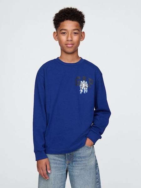 Gap Blue Star Wars Long Sleeve Graphic T-Shirt (4-13yrs) (AU2929) | €26