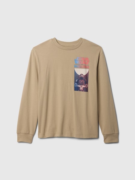 Gap Beige Star Wars Long Sleeve Graphic T-Shirt (4-13yrs) (AU2944) | €29