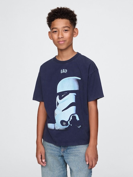Gap Navy Blue Stormtrooper Star Wars Graphic T-Shirt (4-13yrs) (AU2954) | €46