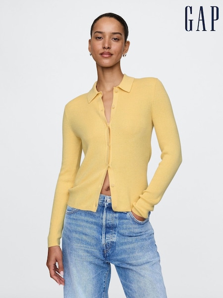 Rumena - Gap CashSoft Rib Polo Cardigan (AU3177) | € 59