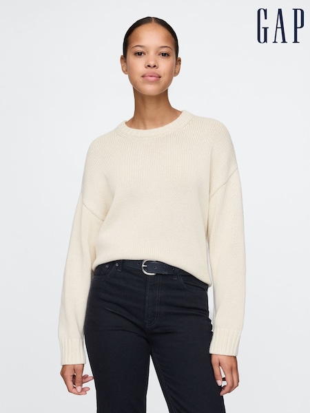 Crema - Gap Soft Touch Cotton Crew Neck Jumper (AU3200) | 64 €