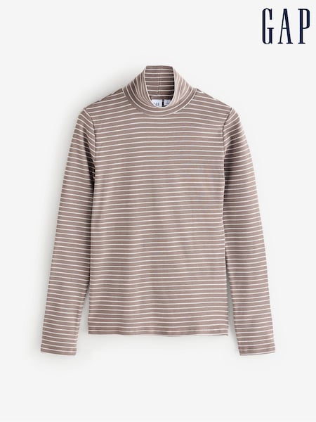 Gap Brown Long Sleeve Turtle Neck Top (AU3201) | €12