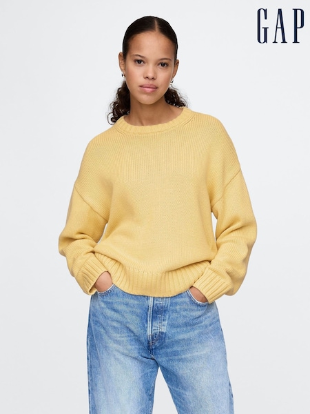 Gap Yellow Soft Touch Cotton Crew Neck Jumper (AU3202) | €31