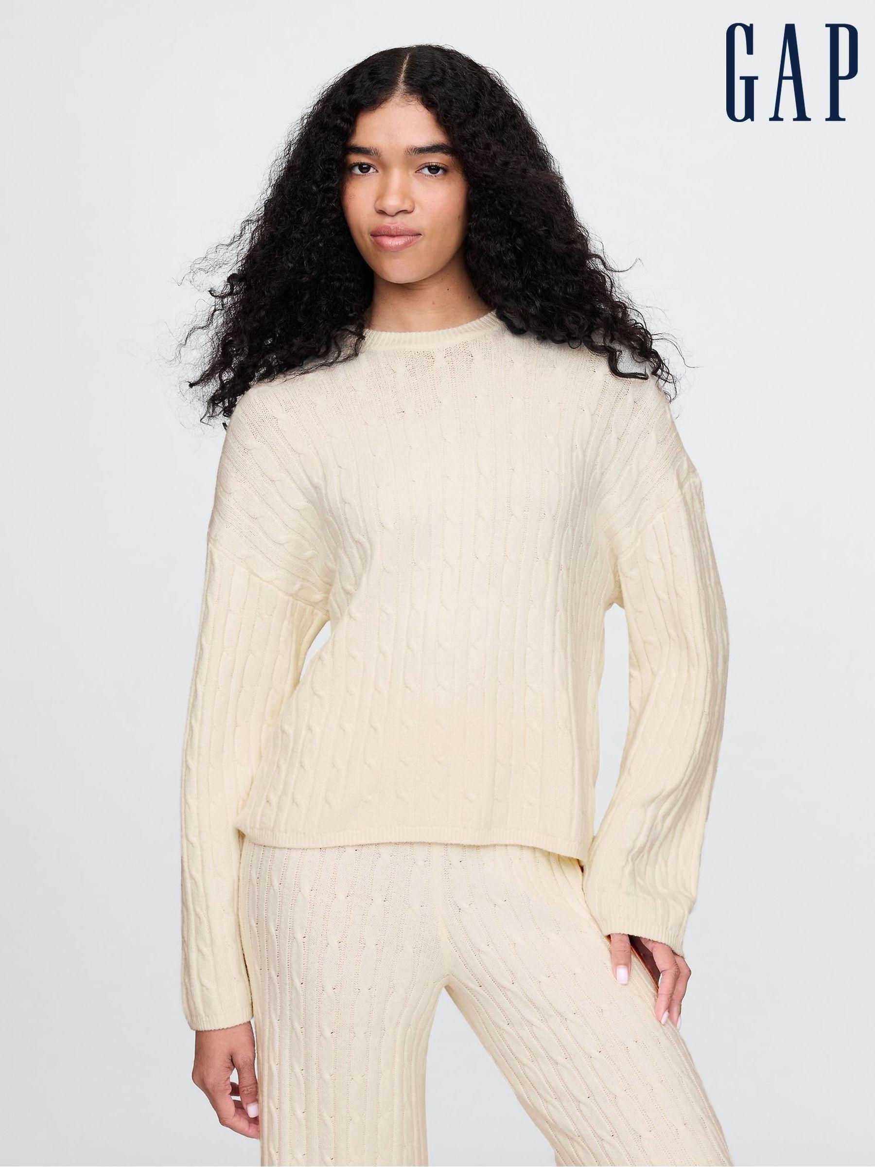 Women s Jumpers GAP Cream Casual Knitwear Next Luxembourg
