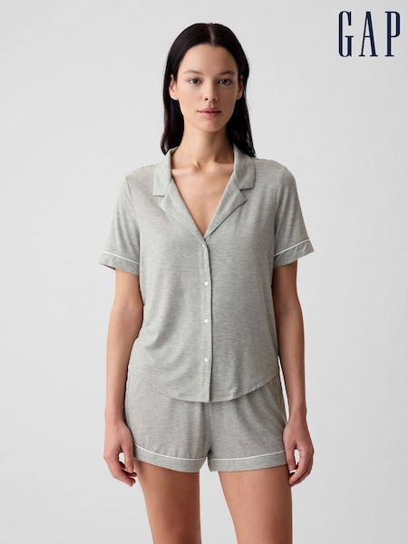 Grijs - Gap - Modal pyjamashirt (AU3252) | € 38