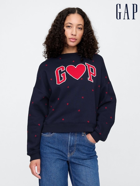 Gap Heart Logo Oversized Sweatshirt (AU3403) | €63