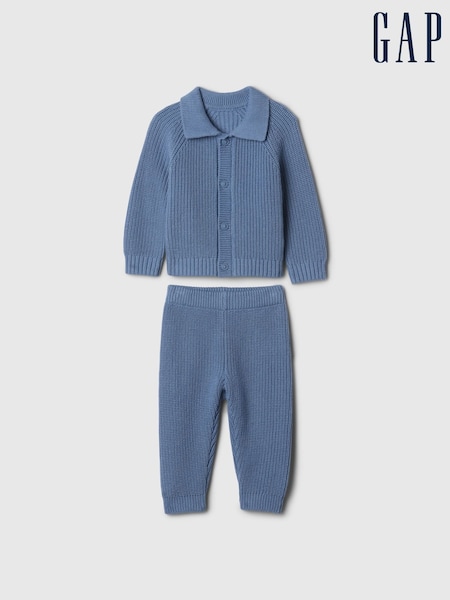 Gap 100% Cotton Knitted Polo Top And Joggers Set (newborn-24mths) (AU3543) | 50 €