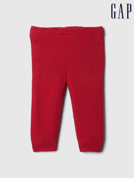 Gap Red Pull On Knit Trousers (Newborn-24mths) (AU3560) | €9