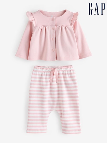 Gap Pink Knit Top  Bottoms Set (Newborn-24mths) (AU3561) | €22