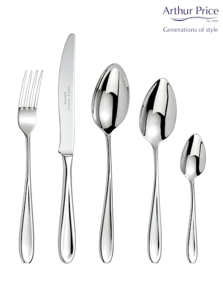 Arthur Price Stainless Steel Rivelin 34 Piece 8 Person Cutlery Set (AU3662) | €156