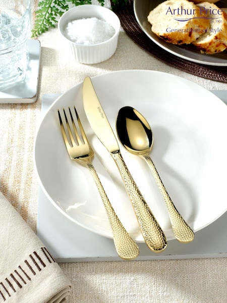 Arthur Price Set of 4 Champagne Gold Avalon Serving Spoons (AU3668) | €34