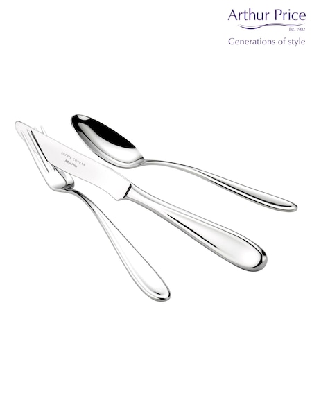 Arthur Price Stainless Steel Rivelin 52 Piece 6 Person Cutlery Set (AU3679) | €258