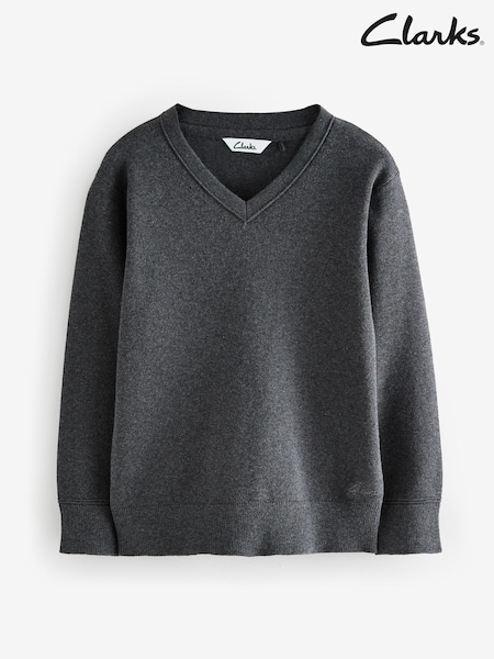 Clarks Grey Unisex Knitted School Jumper (AU3691) | €19 - €30