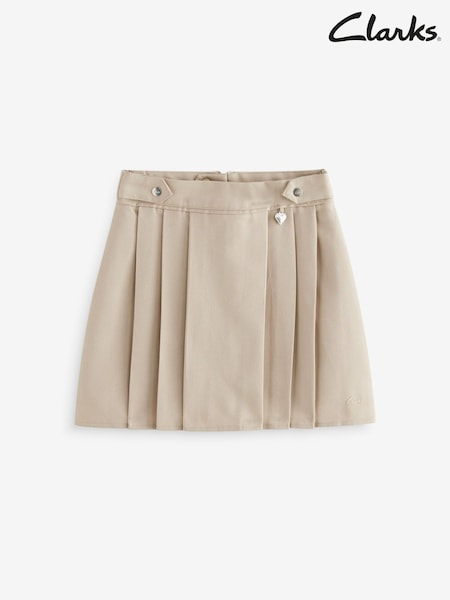 Clarks Stone Girls Pleated School Skirt (AU3729) | R$ 120 - R$ 160