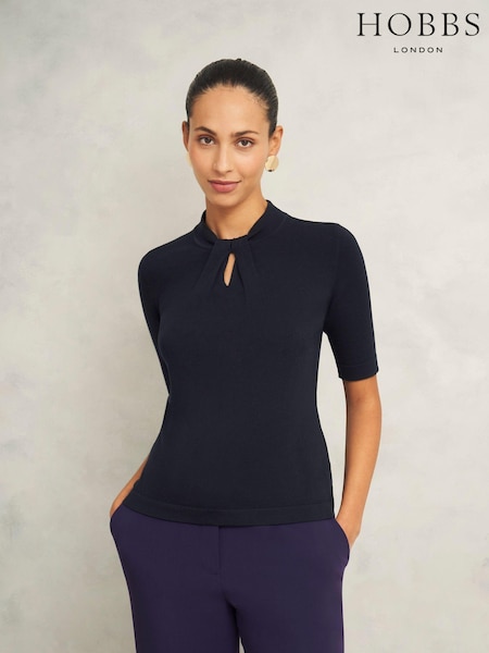 Hobbs Dark Blue Effie Jumper (AU3744) | €106