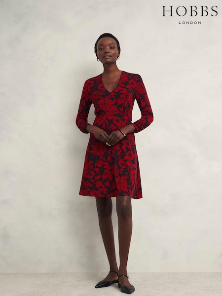 Hobbs Black Julietta Jersey Dress (AU3748) | €113