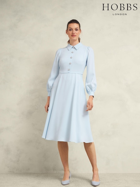 Hobbs Blue Ayla Dress (AU3755) | ₪1,152