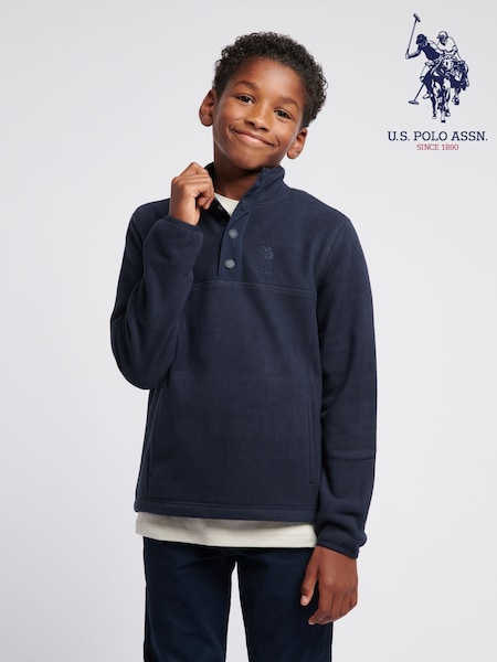U.S. Polo Assn. Boys Double Horsemen Polar Fleece Top (AU3914) | € 61 - € 74