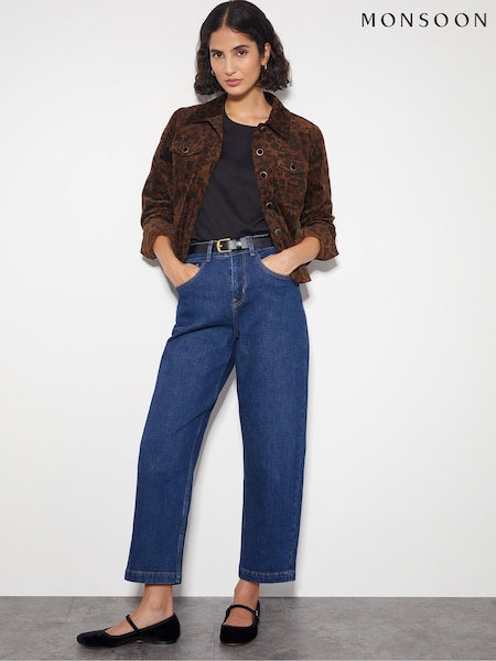 Monsoon Betty High Waist Barrel Jeans (AU3920) | €86