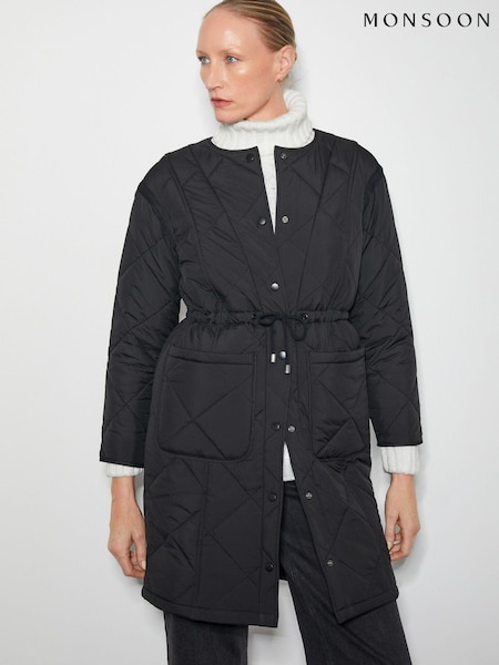 Monsoon Black Zaira Quilted Puffer Coat (AU3938) | 7,810 UAH