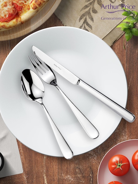 Arthur Price Stainless Steel Pisa 42 Piece 6 Person Cutlery Set (AU4008) | €200