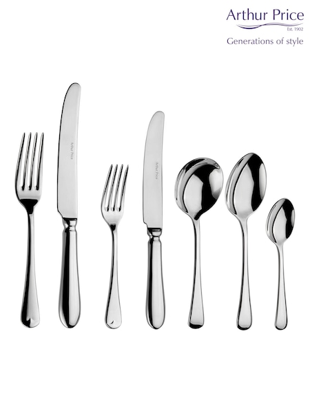Arthur Price Stainless Steel Old English 42 Piece 6 Person Cutlery Set (AU4009) | €189