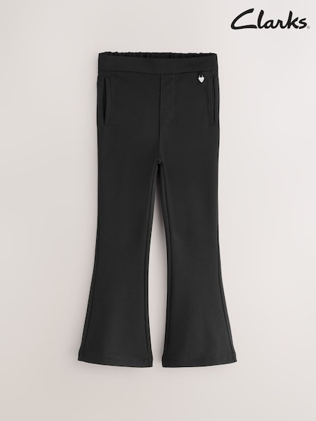 Clarks Black Girls Flared Pull-On School Trousers (AU4064) | €17.50 - €22.50