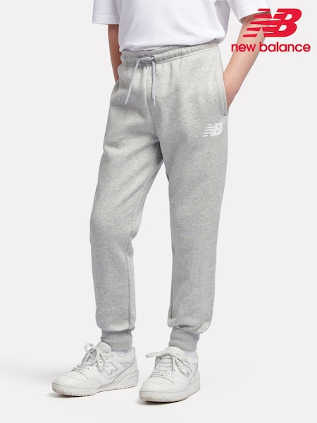 Gri - New Balance Băieți Brush Back Stacked Logo Joggers (AU4106) | 298 LEI - 357 LEI
