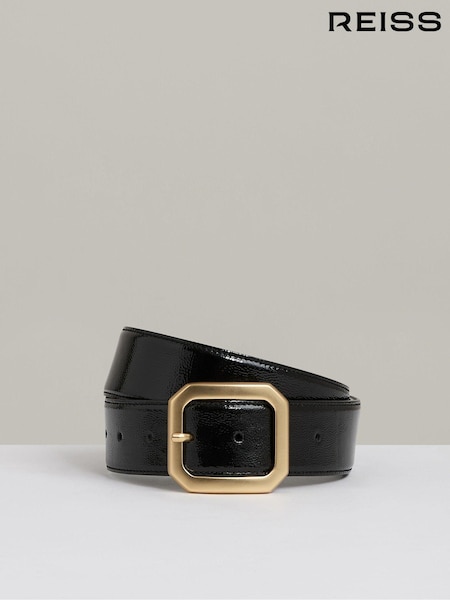 Reiss Edna Leather Edged-Buckle Belt (AU4119) | € 116