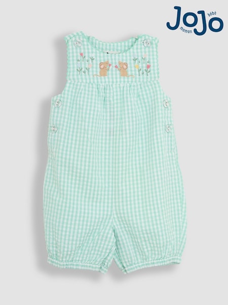 Ratón verde - JoJo Maman Bébé Appliqué Dungarees (AU4156) | 38 € - 40 €
