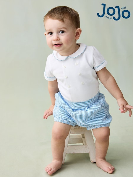 JoJo Maman Bébé 2-Piece Classic Body & Stripe Shorts Set (AU4161) | ‏175 د.إ.‏ - ‏ 186‏ د.إ.
