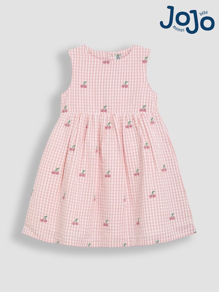Pink/Kirsche - Jojo Maman Bébé Besticktes Sommerkleid (AU4180) | 40 € - 45 €