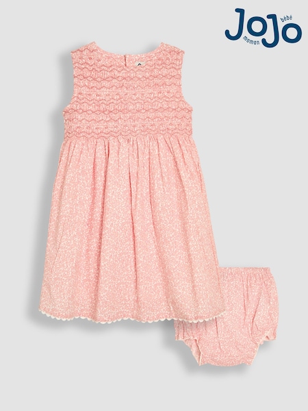 Rosa - JoJo Maman Bébé Floral Smocked Summer Dress (AU4210) | 45 € - 49 €