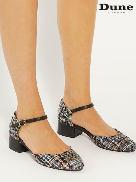Natural - Dune London Dominos Two Part Low Court Shoes (AU4332) | 354 LEI
