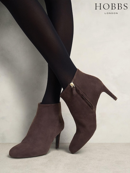 Hobbs Brown Lizzie Ankle Boots (AU4355) | ₪880