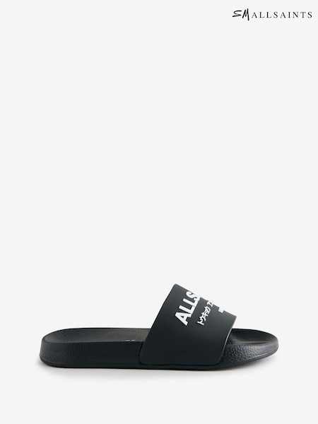 smALLSAINTS Black Underground Sliders (AU4386) | ₪126