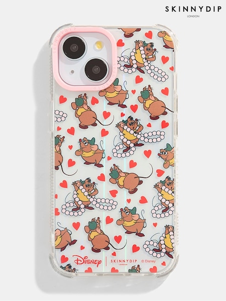 Skinnydip Red Disney Gus Ditsy Heart iPhone 15 Plus Case (AU4427) | AED140